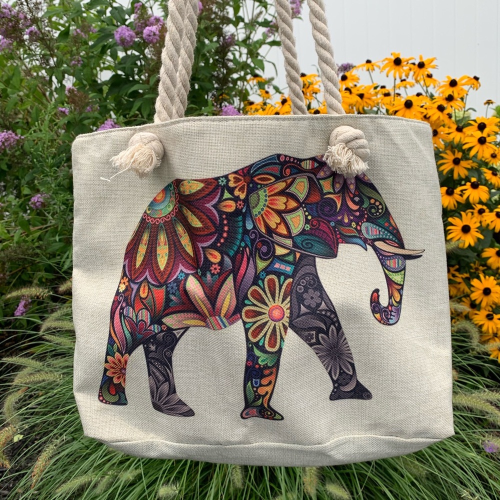 Boho tote bag